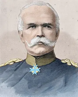 Mustache Prints: Leo von Caprivi (1831-1899). German political and military