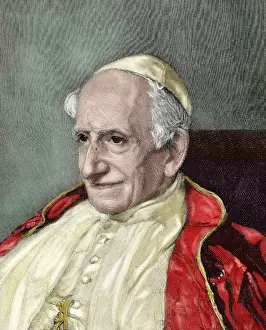 Gioacchino Prints: Leo XIII (1810-1903). Italian Pope (1878-1903)