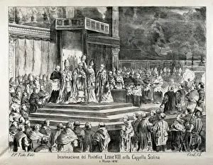 Xiii Prints: LEO XIII (1810-1903). Pope (1878-1903). Coronation
