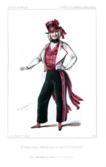 Jaime Prints: Leon Achard as Larifla in La Morale en Action, 1845