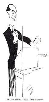 Magical Prints: Leon Theremin (1896 - 1993), Russian and Soviet inventor