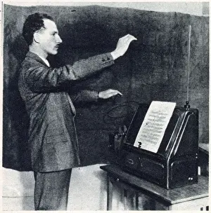 Futuristic Prints: Leon Theremin (1896 - 1993) a Russian and Soviet inventor