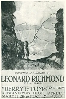 Leonard Prints: Leonard Richmond Exhibition Advertisement