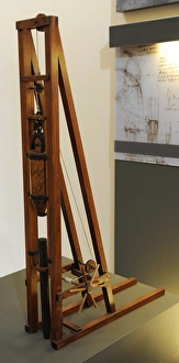 Leonardesque model. Pole Hammer. Codex Atlanticus, sheet 785 Leonardesque model. Pole Hammer. Codex Atlanticus, sheet 785