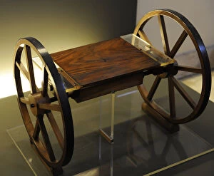 Leonardesque model. Wagon axle. Codex Atlanticus by Leonardo