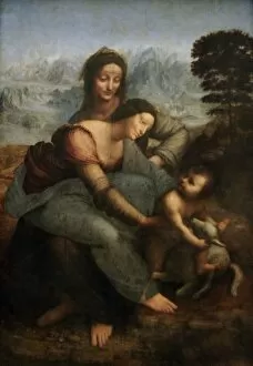 Images Dated 20th February 2008: Leonardo da Vinci (1452-1519). Italian polymath. The Virgin