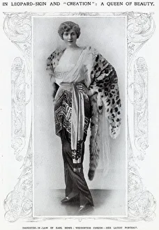 Curzon Prints: In leopard-skin and creation: a queen of beauty