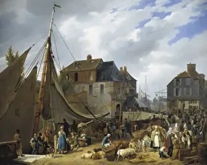 Louvre Prints: LEPRINCE, Anne-Xavier (1799-1826). TheEmbarkation