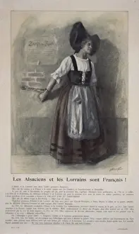 Francais Prints: Les Alsacians et les Lorrains sont Francais