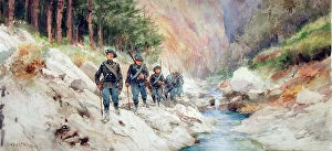 Painters Gallery: Les Diables Bleus - 21st Regiment of the Chasseurs Alpins