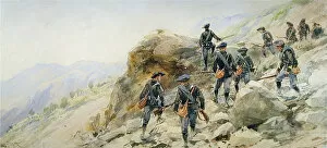 Images Dated 23rd July 2008: Les Diables Bleus - 21st Regiment of the Chasseurs Alpins