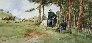 Acad X9b69 Ques Gallery: Les Diables Bleus - a mountain camp of the Chasseurs Alpins
