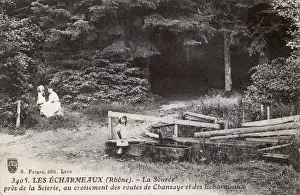 Trough Prints: The well at Les Echarmeaux (Rhone), France