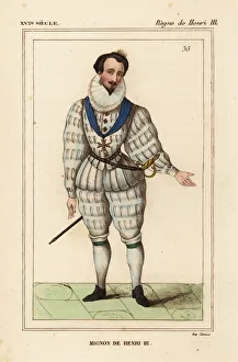 Dainty Gallery: One of Les Mignons at the court of King Henry III of France