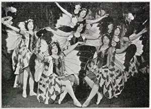 Les Papillons at the Empire, presented by Gene as Vanessa Imperialis, the Butterfly Queen. Date: 1901