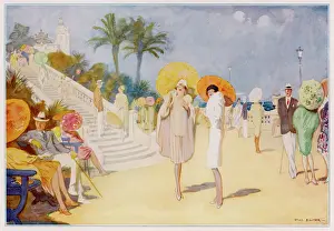 Casino Prints: Les Papillons - a Monte Carlo impression by Lewis Baumer