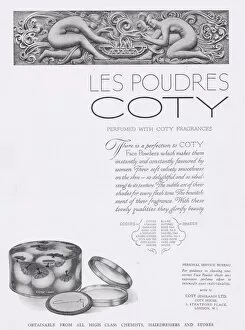 Images Dated 27th August 2014: Les Poudres Coty Advert, 1927