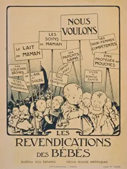 Enfants Prints: Les revendications des debbes. Bureau des enfants. Croix-Rou