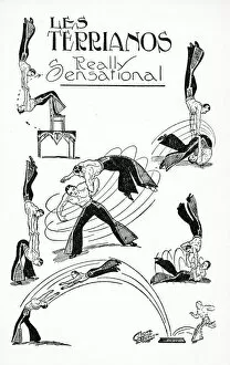 Balancing Collection: Les Terrianos, acrobatic troupe, really sensational Date: 1934