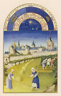 Phenomena Prints: Les Tres Riches Heures du Duc de Berry - June