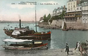 Waterfront Collection: Les Vedettes (Powered Lake Craft) at Dinard, France