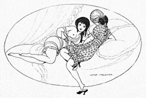 Images Dated 15th October 2007: Lesbian Couple Chatting