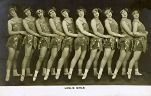 Gladys Collection: The Leslie Girls dance troupe