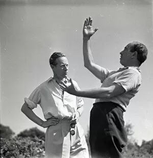Images Dated 5th September 2016: Leslie Howard and Georges Perinal, The First of The Few