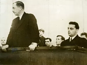 Spies Collection: Leslie Thornton in the dock at a trial in Moscow, USSR