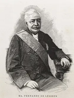 Vicomte Prints: Lesseps, Ferdinand, vicomte de (1805-1894)