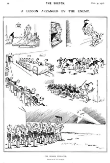 Lesson Prints: A lesson arranged by the Enemy. H. M. Bateman
