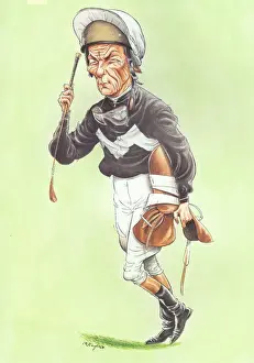 Horseracing Prints: Lester Piggott - Flat race jockey