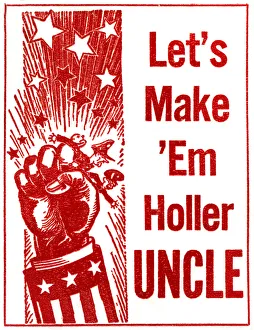 Sleeve Gallery: Lets Make em Holler Uncle - USA - WW2 Propaganda