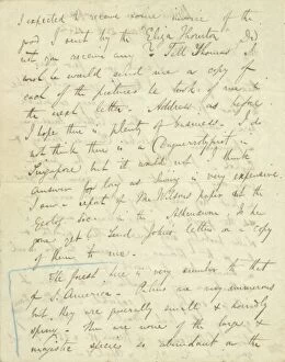 1823 1913 Collection: Letter from A. R. Wallace to his mother, 28 May 1854