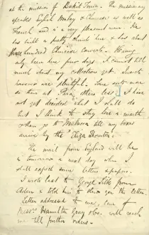 Letter from A. R. Wallace to his mother, 30 April 1854
