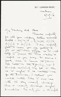 Lucy Gallery: Letter from Albert Auerbach from Camp Wardan, Egypt, WW1