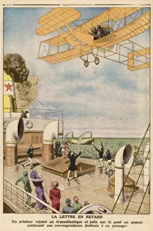 Air Mail Gallery: Letter Flown to Liner