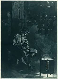 Brazier Prints: The Letter from Home by Samuel Begg, WW1