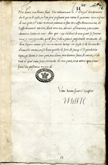 Letter from Mary, Queen of Scots