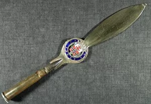 Images Dated 11th July 2007: Letter opener with the Coat of Arms of Ypres