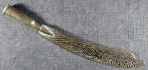 Images Dated 11th July 2007: Letter opener Engraved RNAS