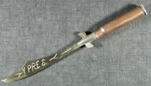 Images Dated 11th July 2007: Letter opener Engraved Ypres 1919