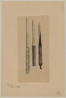 Knives Prints: Three letter openers or knives