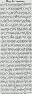 Chronicle Prints: Letter from Patrick Matthew in The Gardeners Chronicle 12 M