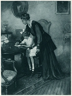 Mother, Children, Letter