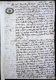 National Archives Prints: Letter from Sir John Davies