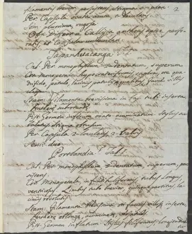 Letter from Vandelli, Domenico