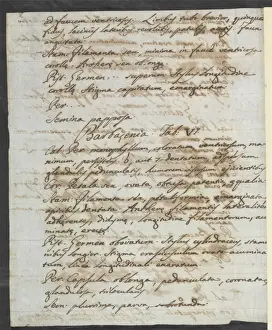 Letter from Vandelli, Domenico