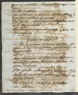 Letter from Vandelli, Domenico