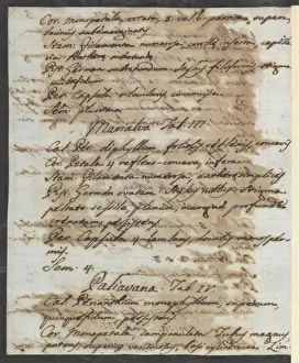 Letter from Vandelli, Domenico